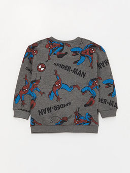 Spider-Man Bask?l? Erkek ?ocuk Kal?n Sweatshirt