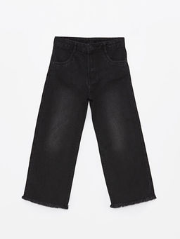 Wideleg K?z ?ocuk Jean Pantolon
