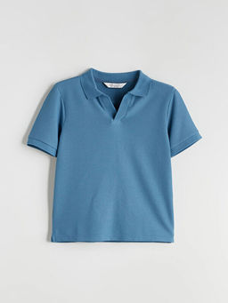 Polo Yaka Basic K?sa Kollu Erkek ?ocuk Ti??rt