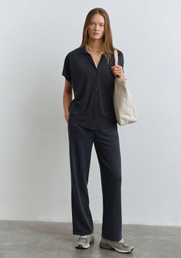 Sporty Lux Gri TENCEL TM Modal Esofman Alt? - Mavi фото 2