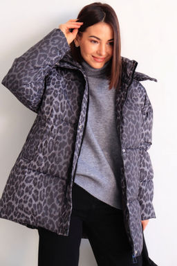 Martichelli Куртка зимняя с анималистичным принтом  фото 2