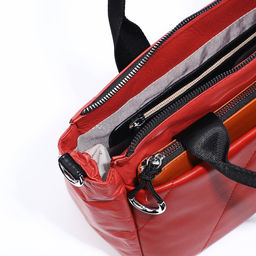 Сумка-тоут на молнии, цвет красный - Simaland фото 8