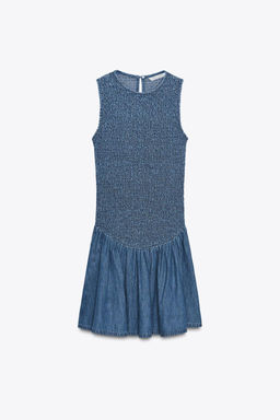 SHORT HONEYCOMB DRESS - Zara фото 5