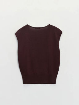 Вязаный топ с брошью ZR2605023305-27 / Zarina  фото 2