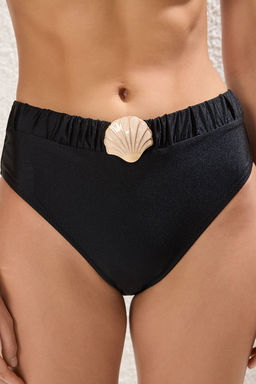 TRENDYOLMILLA Yesil Yuksek Bel Deniz Kabugu Aksesuarl? Regular Bikini Alt? TBESS25BA00028 фото 8