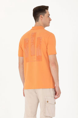 Футболка-поло U.S. Polo Assn мужская brick хлопок  фото 19