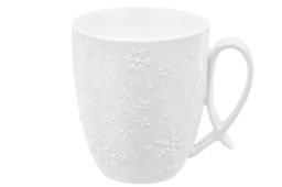 Кружка 300 мл 11*8*9,5 см "Снежинки"