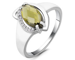 Кольцо, оливковая шпинель, Изюминка