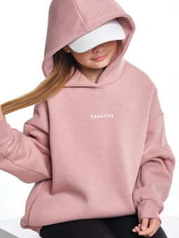 Худи для девочки оверсайз одежда подростковая с принтом 22-7317 мята - Mini maxi фото 20