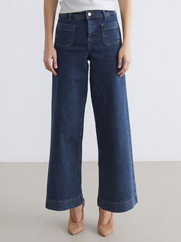 Wideleg Kad?n Jean Pantolon