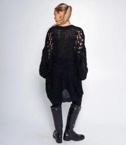 Пуловер #КТ8101 (6), чёрный