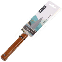 Нож кухонный Daniks, Карелия, для овощей, нержавеющая сталь, 9 см, рукоятка дерево, JA20200152-5 (44  фото 5