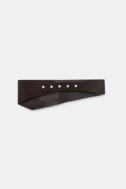 LEATHER CORSET BELT WITH POCKETS - Zara фото 4