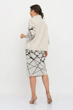 ЗЛАТА Костюм М 3305/молочный