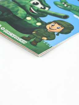 Набор: Анкета для мальчиков А5, 16 листов и ручка "23 Февраля"