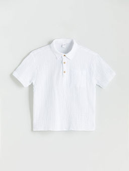 K?sa Kollu Cepli Erkek ?ocuk G?mlek