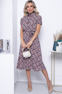 Платье Оливия (темно-синее) П5601