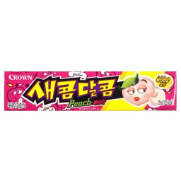 Жевательная конфета со вкусом персик Crown, Корея, 29 г Акция