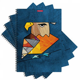 Цена за 2 шт. Тетрадь общая с пластиковой обложкой на спирали ErichKrause Birds, ассорти, А4, 80 листов, клетка