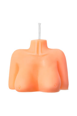 Свеча Pecado BDSM Женский силуэт, оранжевая, гр. 49