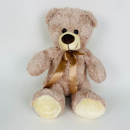 Мягкая игрушка Мишка с полосатым бантом 30 см (арт. 6682/30) - Storyland фото 10