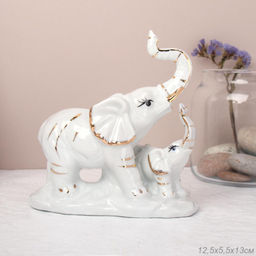 Статуэтка Слоны 13х6х12 см / W3123А /уп 60/