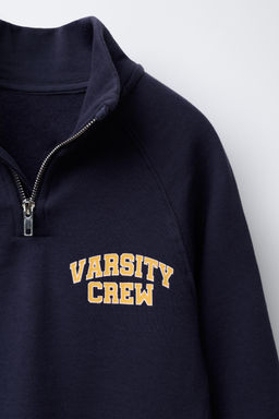 VARSITY JOGGING SWEATSHIRT - Zara фото 3