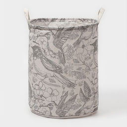 Корзина для белья Доляна Узор, 3542 см, бежевая