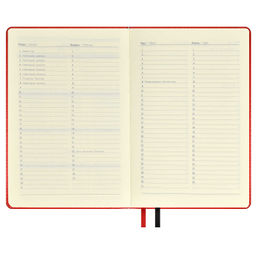 Ежедневник недатированный ESCALADA, А5, 120 л., арт. 63958/ 15 САРИФ КРАСНЫЙ  фото 7