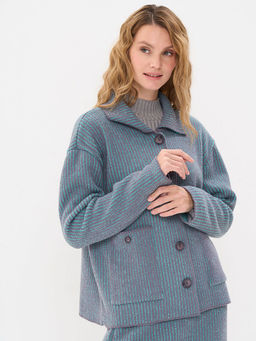 Костюм женский 5242-5070. 6400193/342 базальт/ментол