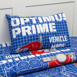 Постельное бельё 1,5 сп Neon Series Optimus Prime Transformers 143*215 см, 150*214 см, 50*70 см -1 шт, светится в темноте - Hasbro фото 2
