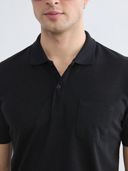 Polo Yaka Penye Erkek Ti??rt