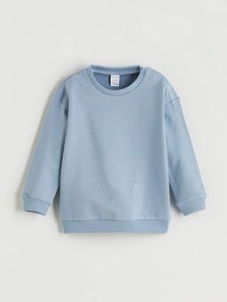 Bisiklet Yaka Erkek Bebek Sweatshirt 3l?