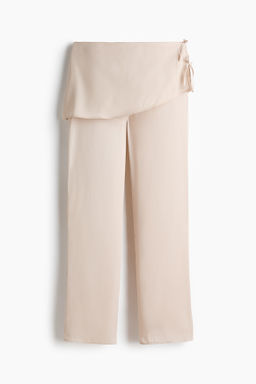 Pantal?n de sat?n con falda superpuesta - H&m фото 2