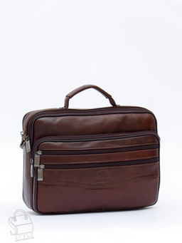 Портфель мужской кожаный 7807-4 brown Fuzhinino