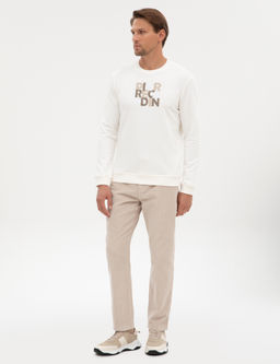 Bej Carrot Fit Beli Lastikli Kordonlu Kanvas Pantolon - Pierre cardin фото 3