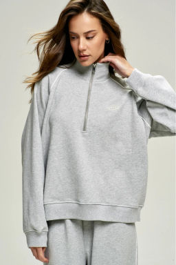 Анорак с кантом Grey Melange