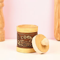 Туес Подсолнушек: Соль, 79 см, береста - Simaland фото 3