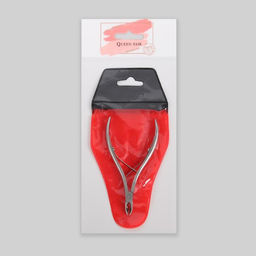 Кусачки маникюрные, двойная пружина, 10 см, длина лезвия - 9 мм, в чехле