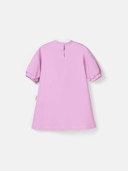 Платье из джинскота Сиреневый крокус - Bungly фото 3