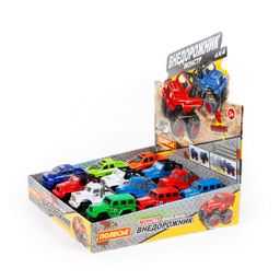 Монстр ВНЕДОРОЖНИК, автомобиль инерционный (дисплей) - Полесье фото 3