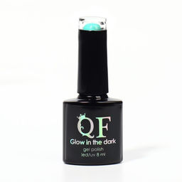 Гель лак для ногтей GLOW IN THE DARK, 3-х фазный, 8 мл, LED/UV, люминесцентный, цвет лазурный (21) - Queen fair фото 7