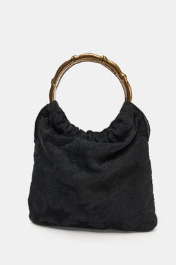 EMBROIDERED MINI BUCKET BAG - Zara фото 3