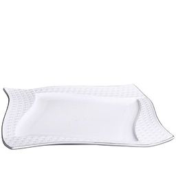 29125 Сервировочное блюдо 2пр 26х26х2см + 22х22х1,6см керамика LR (х6) - Mayer&boch фото 3