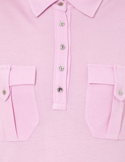 Lila Polo Yaka Elbise - Pierre cardin фото 5