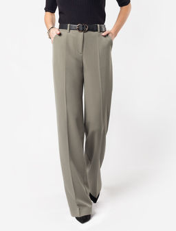 VILATTE / Брюки прямого кроя из поливискозы с эластаном