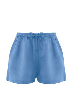 TRENDYOLMILLA Siyah Dokuma %100 Keten Plaj Sort TBESS25SR00013  фото 12