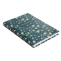 Ежедневник недатированный А5, 128 листов ЦВЕТЫ. Паттерн, твёрдая обложка, глянцевая ламинация - Calligrata фото 2