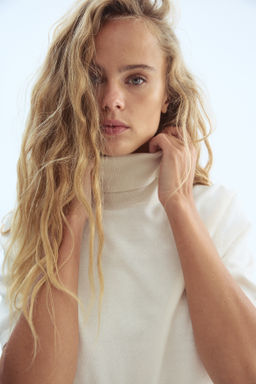 Top de cuello alto en punto fino - H&m фото 6