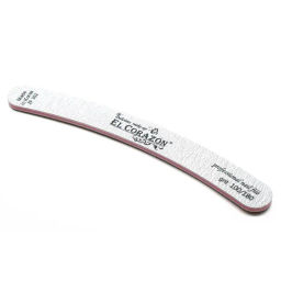 El Corazon Пилка ZF302 зебра для искусственных 100/180 БАНАН двухсторонняя